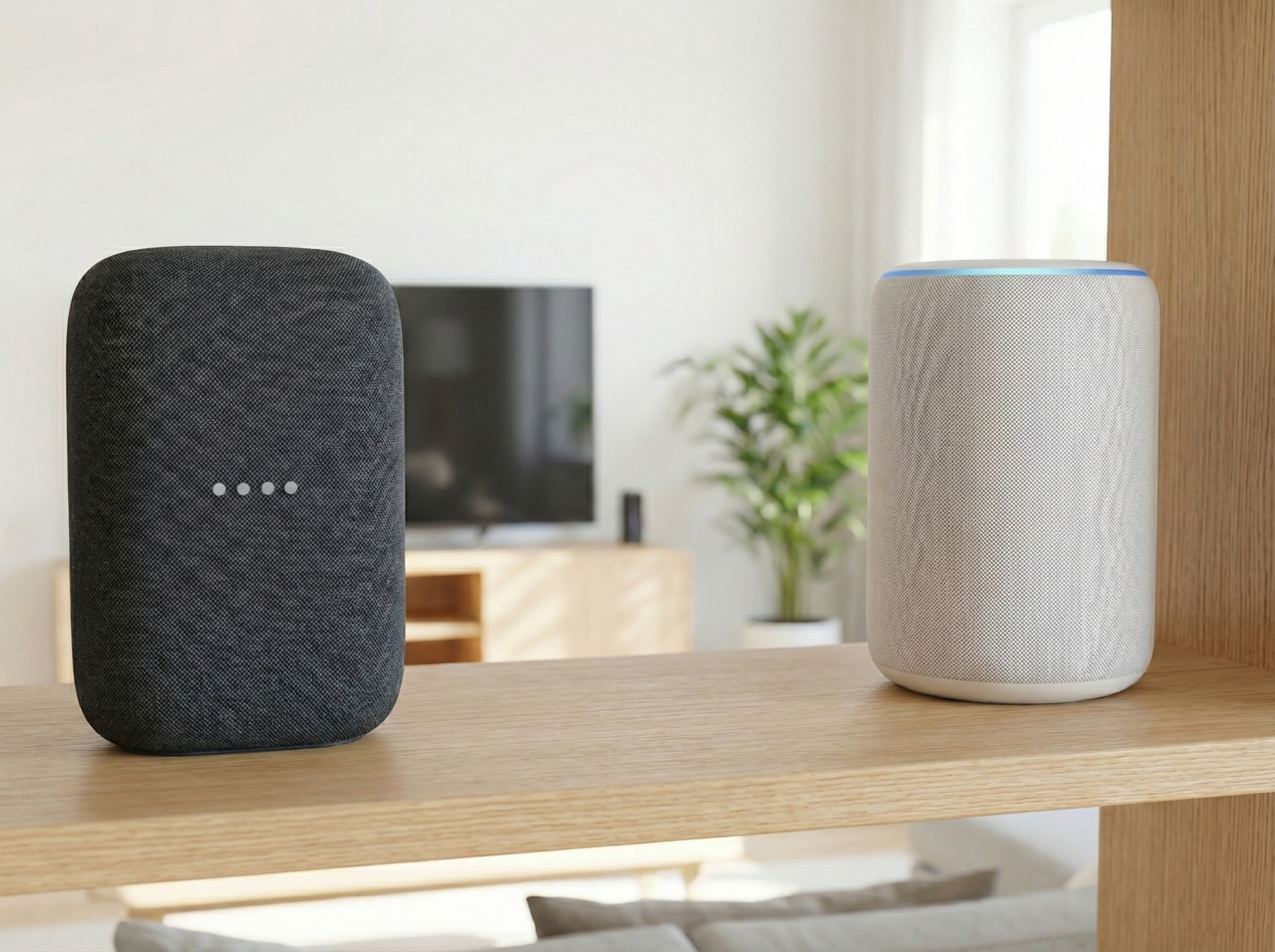 Miral module with Google Home and Amazon Alexa speakers